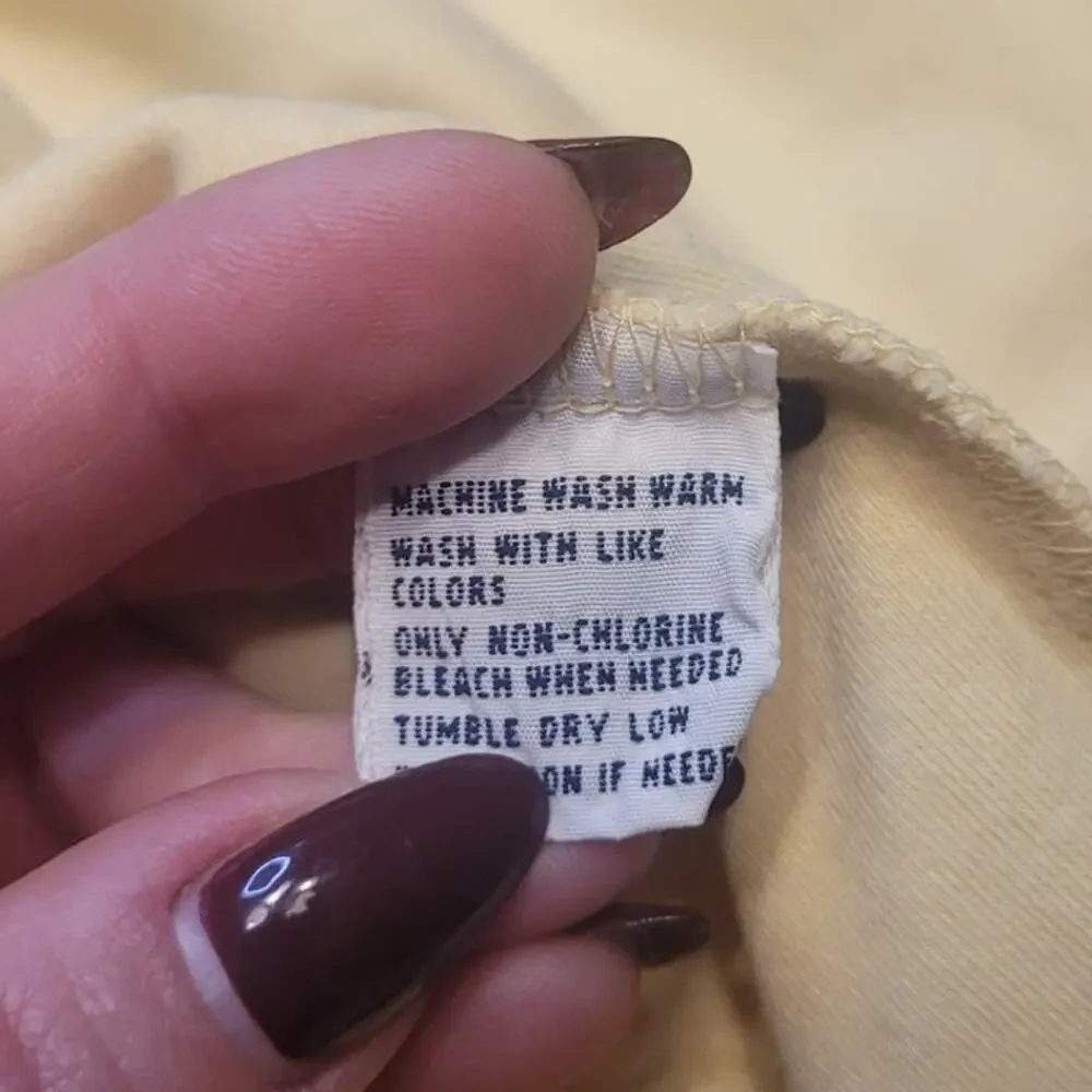 VTG Polo Ralph Lauren Yellow Polo Pony Logo 2XL Classic